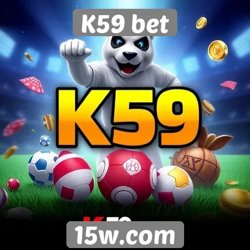 Variedade de jogos disponíveis na plataforma K59 bet